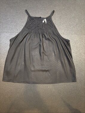 Women’s Black Lace Tank Top